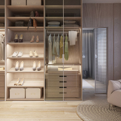 Glass Door Design wardrobe