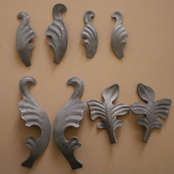 forging metal leaves,cast metal leaves