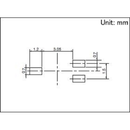 슬라이드 바 높이 4.8mm 단방향 동작 스위치