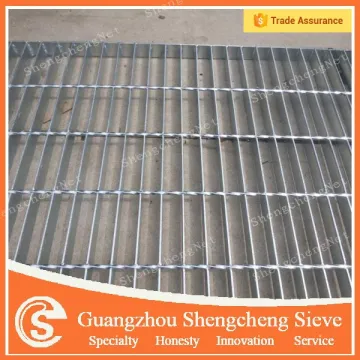 Galvanized steel floor grating/ serrated steel grating