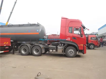 Dongfeng 6x4 tractor to deliver semi trailer