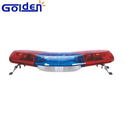 Rotary Emergency V Shape Police Lightbar Warning Rotating Light Bar