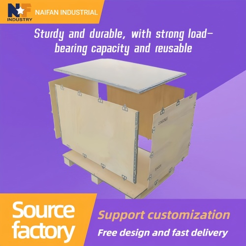 Caixas de madeira resistentes para máquinas industriais