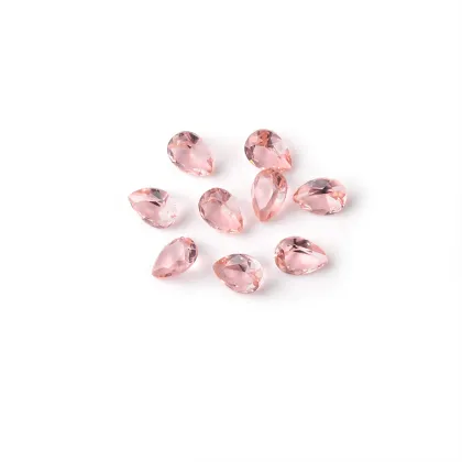 Pear Cut Craving Surface Gemstones Pink Morgan
