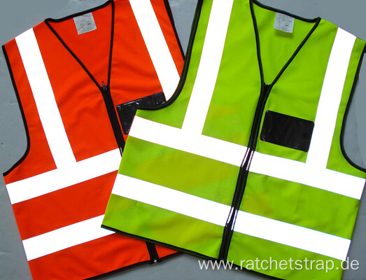 Yellow Orange Green Blue All Available Road Safety Visible Vests