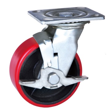 5 inch mold on polyurethane wheel casters