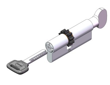 Knob Sided Euro cylinder lock 7 pins
