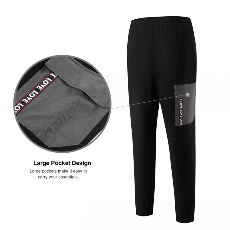 Men Black Regular Fit Solid Joggers