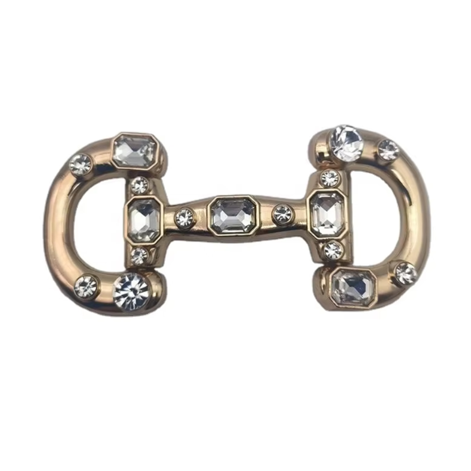 Stylish Gold Plated Buckles with Decorative Chains
