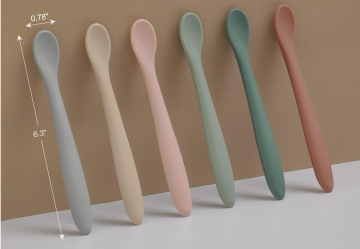 Compact Baby Food Spoon for Travel and Daily Use