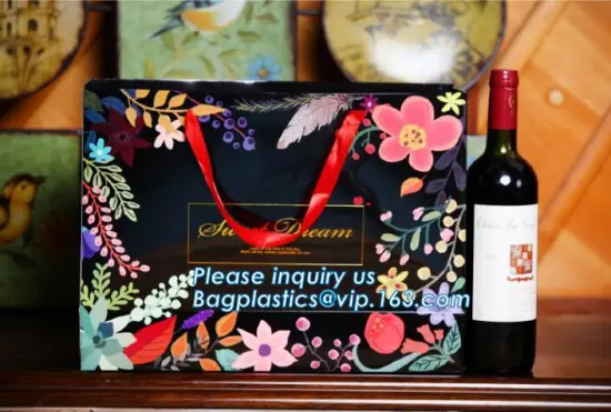 recycled white card paper shopping bag for packaging gift with rope handle, Fashion and durable gift paper bag for gifts