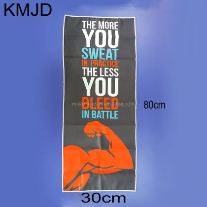 Custom Print Super Soft Microfiber Gym Towel - BTS Suga Slogan