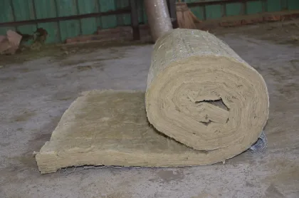 Fireproof Rockwool Insulation Blanket With Wire Mesh Custom