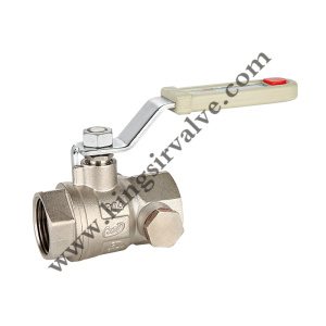 Nickel plated brass ball valve