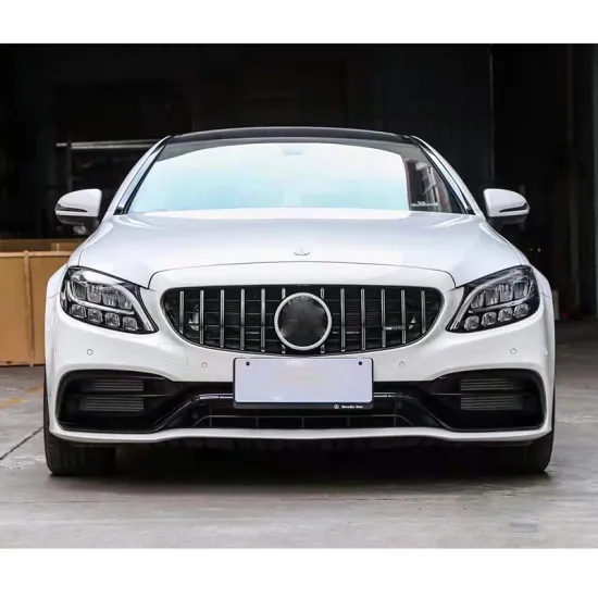 AMG GT Grille and Front Bumper Kit for Mercedes-Benz C-Class W205 to AMG C63S Style