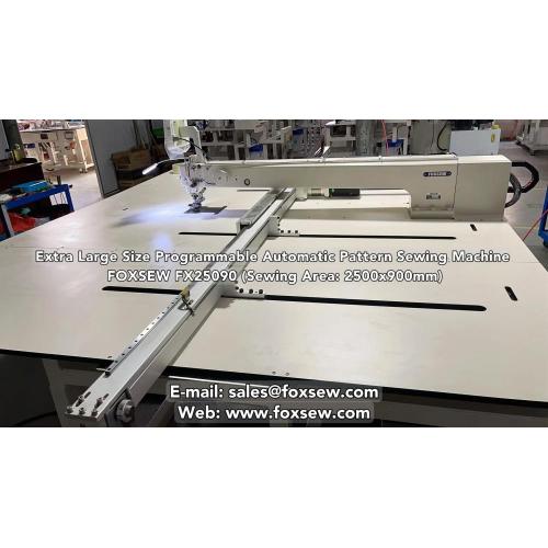 Super-grande machine à coudre à motif automatique programmable