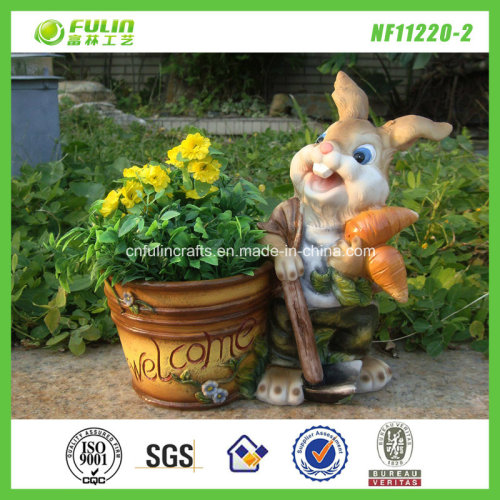 Taman bintang Planter menggemaskan kelinci Pot Bunga (NF11240-2)