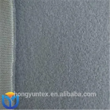 100% Polyester Heather Grey Tricot Brushed Fabric