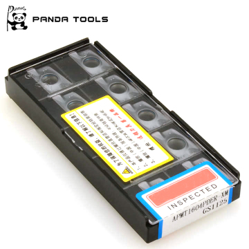 PANDA TOOLS CNC Carbide Milling Inserts APMT1604PDER GS1125 for Steel HRC30-55