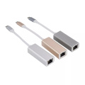 USB C에서 RJ45 기가비트 이더넷 LAN 어댑터