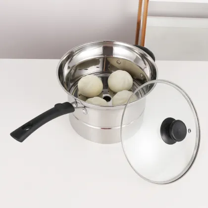 Stainless Steel Ramen Noodle Cooker Pot - Hot Sale Multifunction Soup Cooking Pot with Strainer