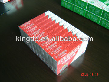 Plastic wrap machine for packaging perfume box