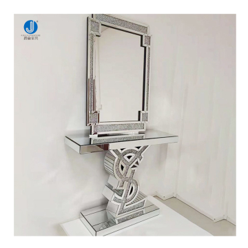 Luxury Console Table and Mirror Set for Small Living Spaces