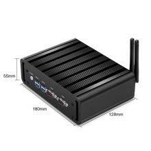I5 5200U Komputer Perindustrian Fanless Dual Lan