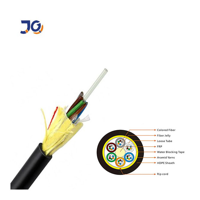 ADSS Fiber Optic Cable 48 Core Span100m