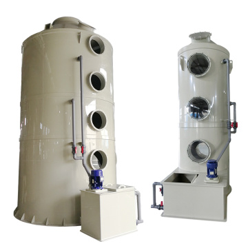 Industrial duct collector venturi scrubbers in gas disposal