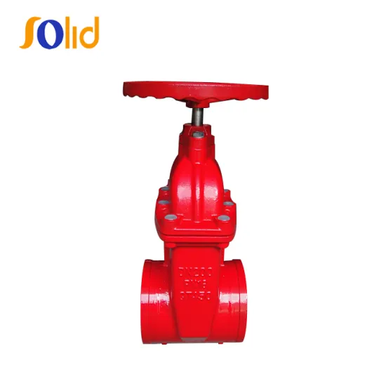 Non Rising Stem Groove End Resilient Seated Gate Valve