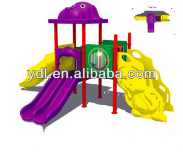 Cartoon Outdoor Plastic Playground Slide