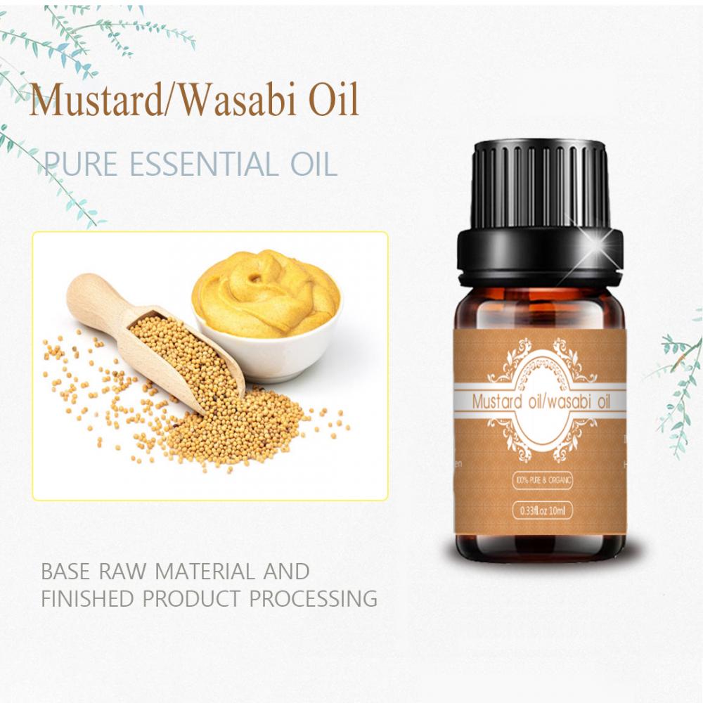 Wholesale mustard oil cold pressed wasabi essential oil