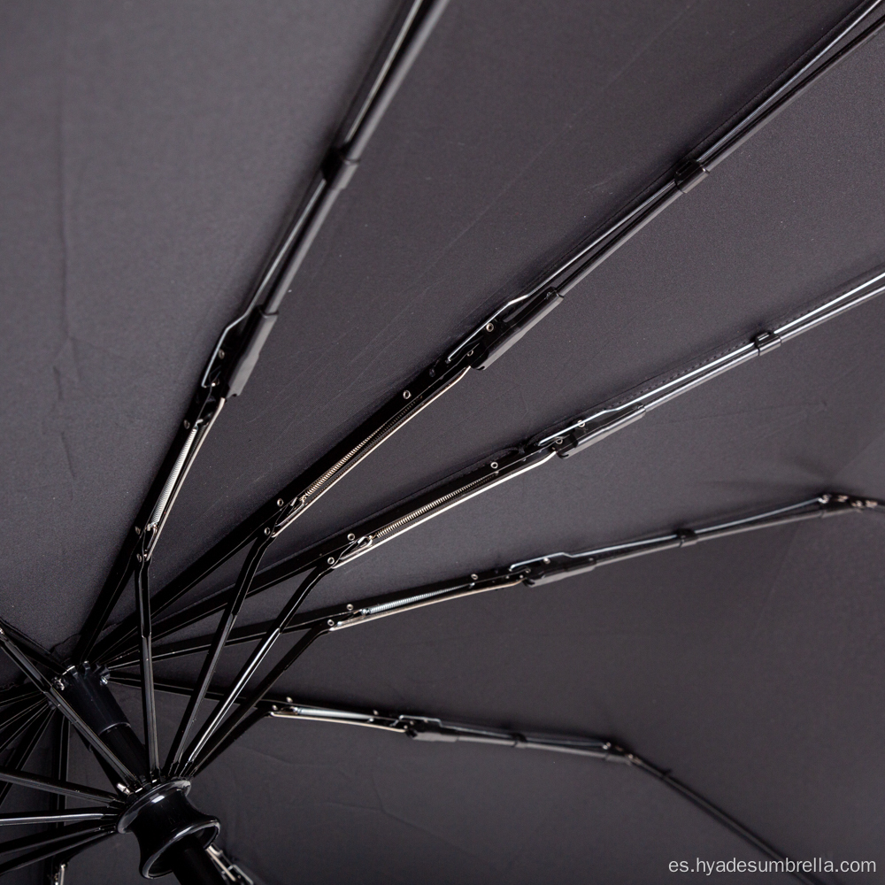 Paraguas masculino negro personalizado Wittchen