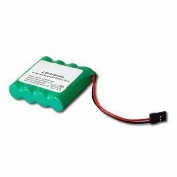 NiMH Battery Pack with Over-discharge Protection of 4.8V, 2,300mAh
