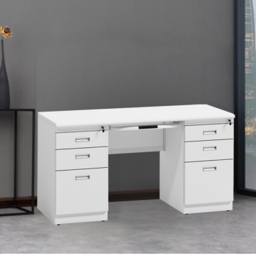 Table d&#39;ordinateur de bureau moderne en métal pour mobilier de bureau