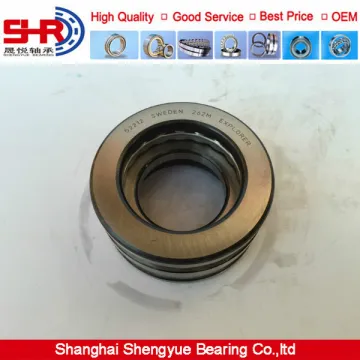 Chinese Factory Thrust Ball Bearing 52212 bearing size chart