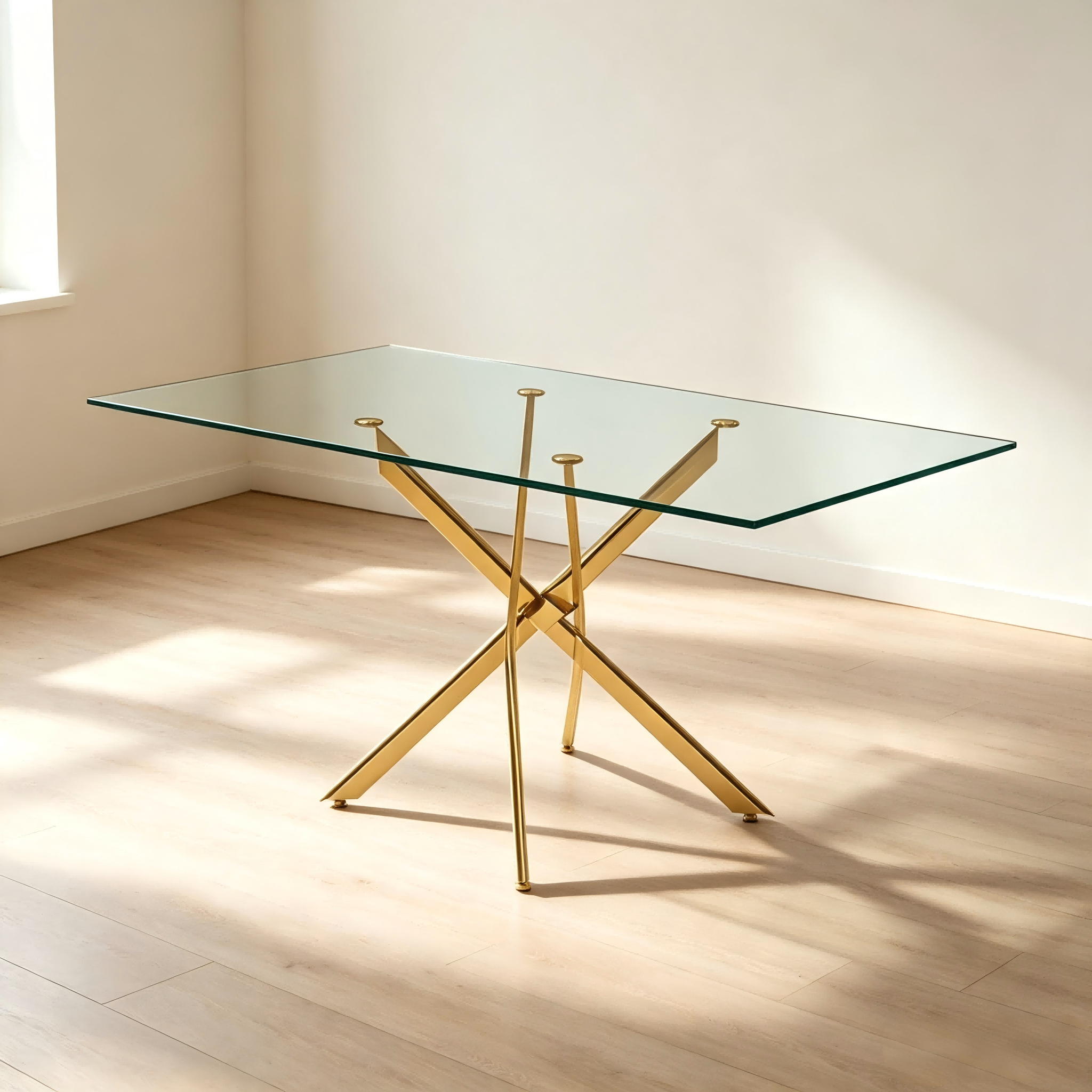 TL-26SD01RB dining table gold1