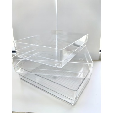 Transparent Plastic Drawer Storage Box Stackable