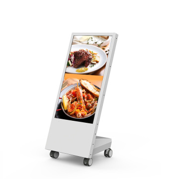 65 Inch Indoor Portable Digital Display with 46 Inch LCD AD Player and 32 Inch Digital Poster
