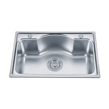 Chậu rửa bát đơn bằng thép không gỉ hợp thời trang