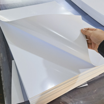 Glossy White Pvc Plastic Sheet