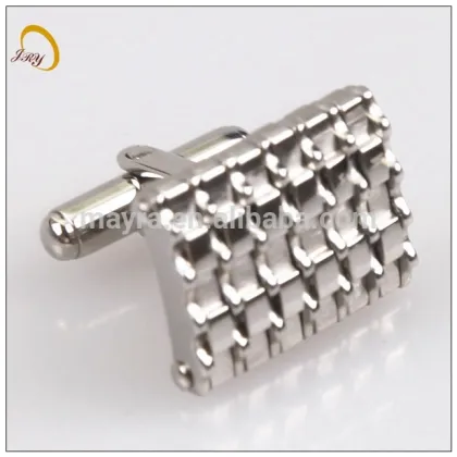 West coast jewelry stainless steel cuff links metal cufflink