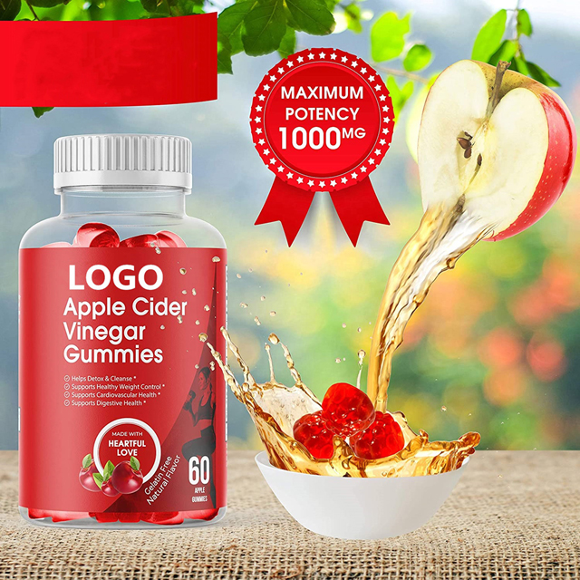 OEM/ODM Pure organic ACV vitamin gummies detox weight loss apple cider vinegar Gummies