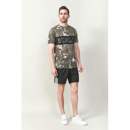 MEN'S COTTON POLY PRINTED T-SHIRT