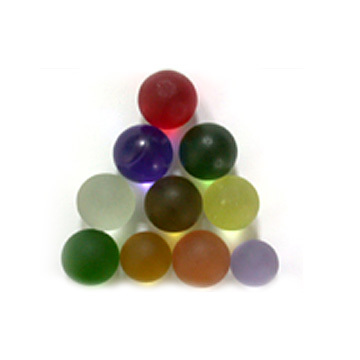 Frosted Glass Marbles