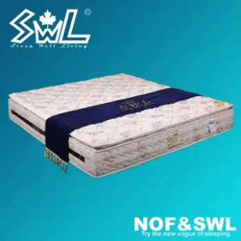ON SALE  Flexible Pillow Top Contunuous Coil Mattress, hotel mattress