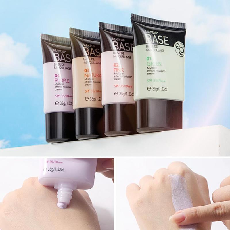 Face Primer Makeup Base Sunscreen Cream Oil-control Whitening Invisible Pore Face Oil Make Up Base Primer for Women