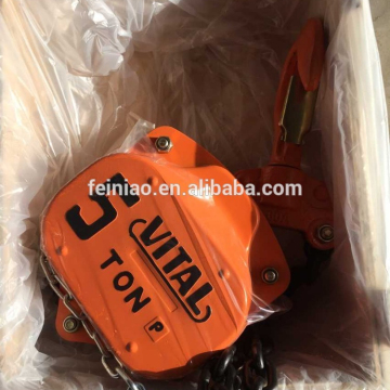 Hoist de chaîne vitale de 5 tonnes pour la Chine pour le Japon