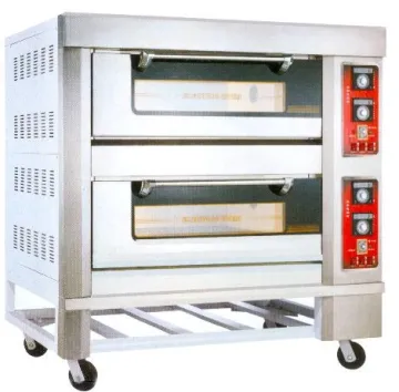 Economy Electric / Gas baking oven, 2-stage & 4-tr